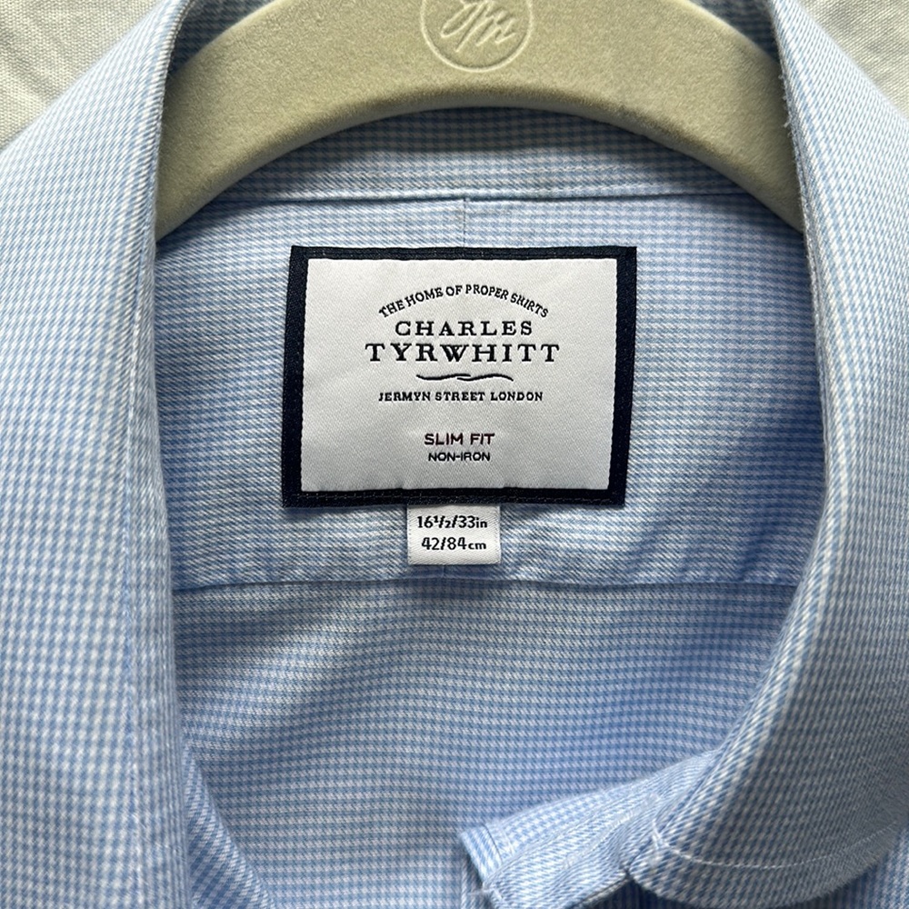 Charles tyrwhitt slim fit non iron dress shirt